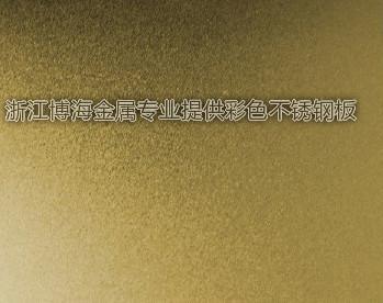 優(yōu)質(zhì)真空香檳金8K鏡面不銹鋼板浙江博海金屬供應(yīng)